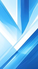 Abstract design with vibrant blue and white lines