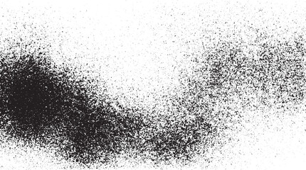 Abstract Grunge Texture Overlay Old Canvas Scratch and Distress Effects, Grain Noise Background Vector | Gradient Dust Dots Grunge Texture with Transparent Overlay