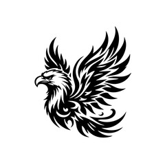 Obraz premium Abstract geometric black and white vector illustration