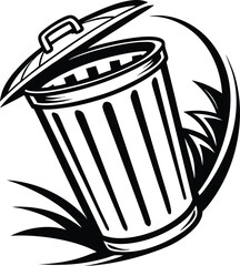 Sustainable Waste Management and Recycling Awareness Vector Illustration