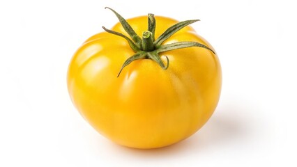 Fresh whole yellow tomato 