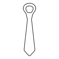 Necktie Bottle Opener Icon