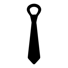 Simple Tie Silhouette