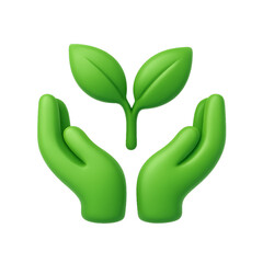 green plant in a hand