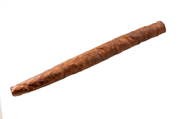 Italian Tuscan cigar, called Toscano, isolated