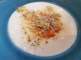 A beautiful dish of mazamorra