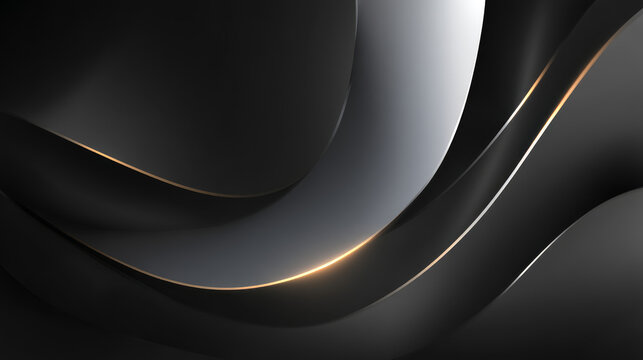 Art object for Black Friday, sales and promotions with a dark, black, colorful and effective theme. Luxury picture for advertising goods on the day of big discounts. Abstract background - Powered by Adobe