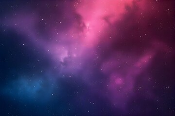 Obraz premium Nebula Pink and Purple Gradient