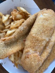 fried fish and chips