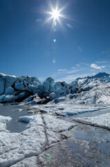 Matanuska glacier in Alaska