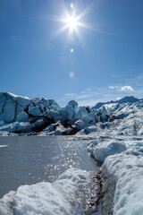 Matanuska glacier in Alaska