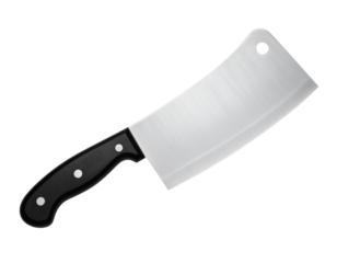 Top View Meat Cleaver PNG