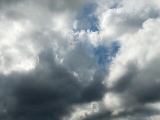 blue sky with clouds