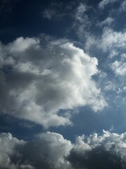 blue sky with clouds