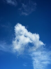 blue sky with clouds