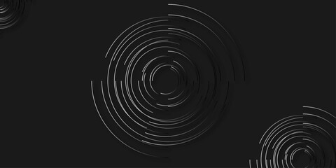 Fototapeta premium Black hole vortex, circular motion, light rays. Use in animation backgrounds. Spiral with gray colors lines as dynamic abstract vector background or logo or icon. spiral circle abstract dot spiral.
