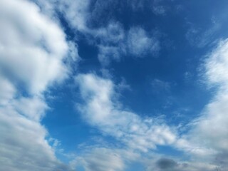 blue sky with clouds