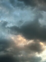 blue sky with clouds