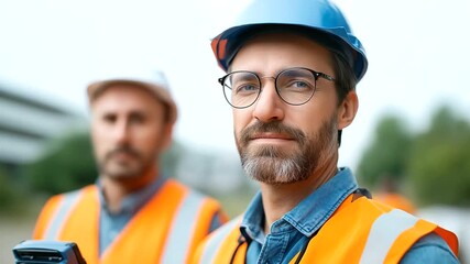 Geotechnical engineers using ground penetrating radar and soil analysis equipment conducting foundation assessments with advanced geological survey technology and seismic