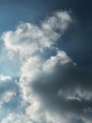 blue sky with clouds