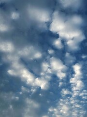 blue sky with clouds