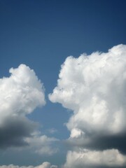 blue sky with clouds