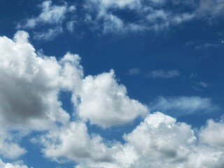 Obraz premium blue sky with clouds