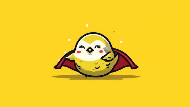 Cute chick superhero