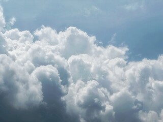 blue sky with clouds