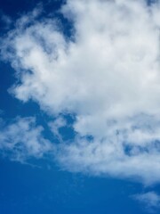 blue sky with clouds