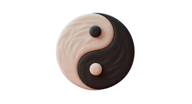 Yin yang symbol represents balance harmony taoism philosophy