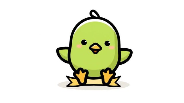 Cute chick vector illustration