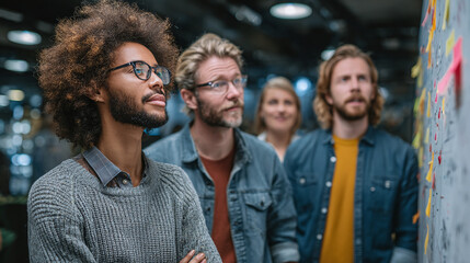 marketing staff and business team brainstorming creative ideas in meeting sharing solutions for new project startup concept teamwork collaboration strategy planning professional discussion