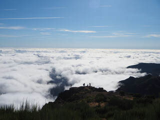 The eastern side of Madeira Island Arieiro peak