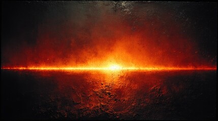 Fototapeta premium Fiery Horizon Texture