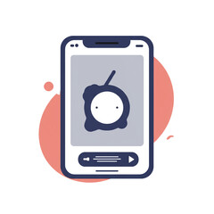 mobile phone with a mobile phone