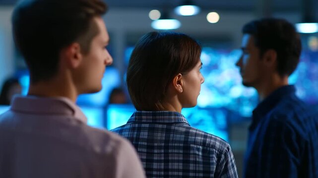 Mobility startup founders developing autonomous vehicle technology using simulation environments with automotive industry partners examining self driving algorithms and traffic