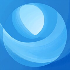 Abstract swirls of light blue