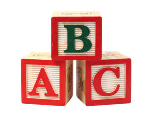 ABC Blocks Isolated  