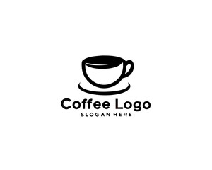 Coffee cup vector logo design template. design Coffee shop logo icon