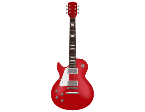 Guitar electric guitar isolated musical instrument music instrument red