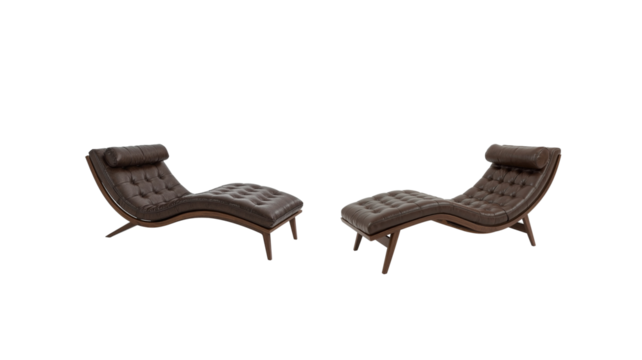 Lounge chair on transparent background png