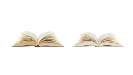 Open book on transparent background png