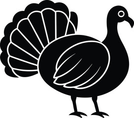 Turkey Silhouette Icon