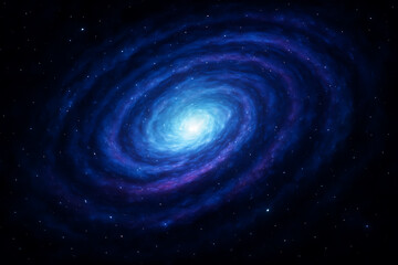 &ldquo;Spiral Galaxy in Deep Space &ndash; Concept of Cosmic Structure, Star Formation, and Galactic Evolution&rdquo;