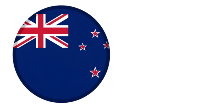 New Zealand Flag Emblem