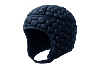 Soft Rugby Helmet Isolated on Transparent Background
