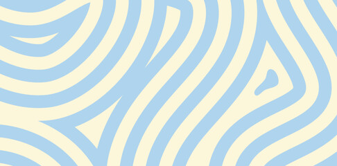 Abstract background featuring wavy light blue and cream-colored lines forming geometric shapes that create a modern, minimalist design with a soft and calming aesthetic appeal