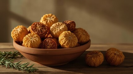 Dried fruit in a bowl