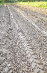 Arable land prepared for planting.